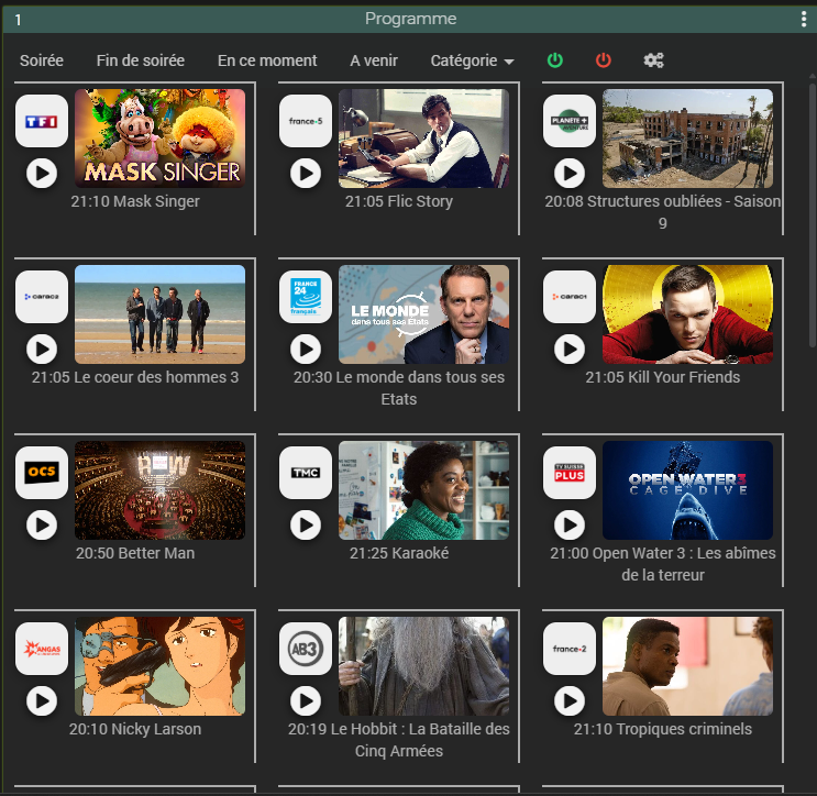 Programmes TV Telejee