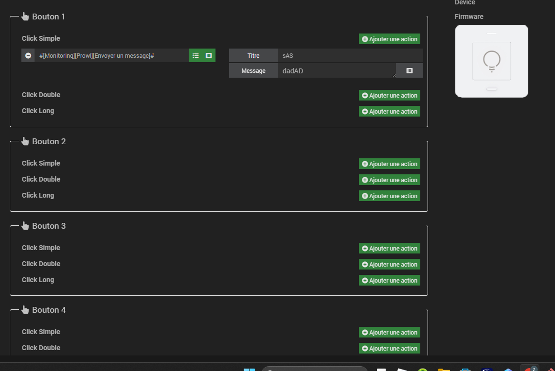 Button+ config